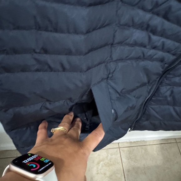 Plus size 2X J. Jill down Navy Quilted Puffer Vest - Picture 3 of 6